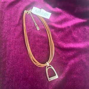Ralph Lauren stirrup necklace